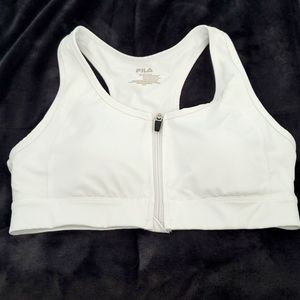 EUC Fila Front Closure Sports Bra